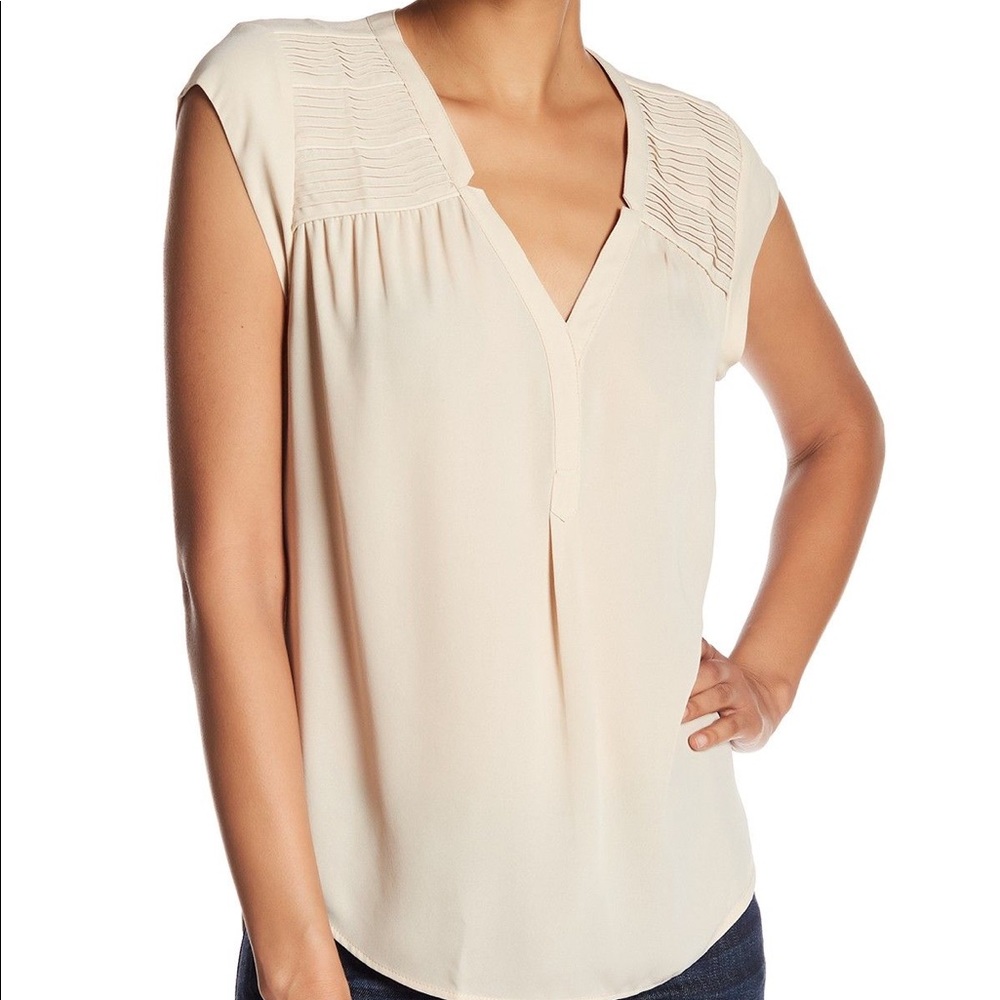 3/$21 Pleated shoulder blouse